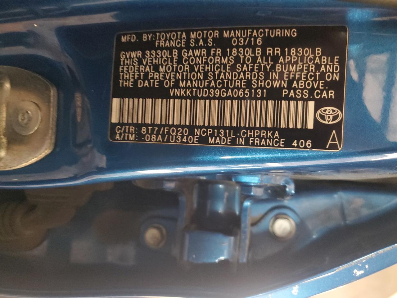 2016 Toyota Yaris - Image 12