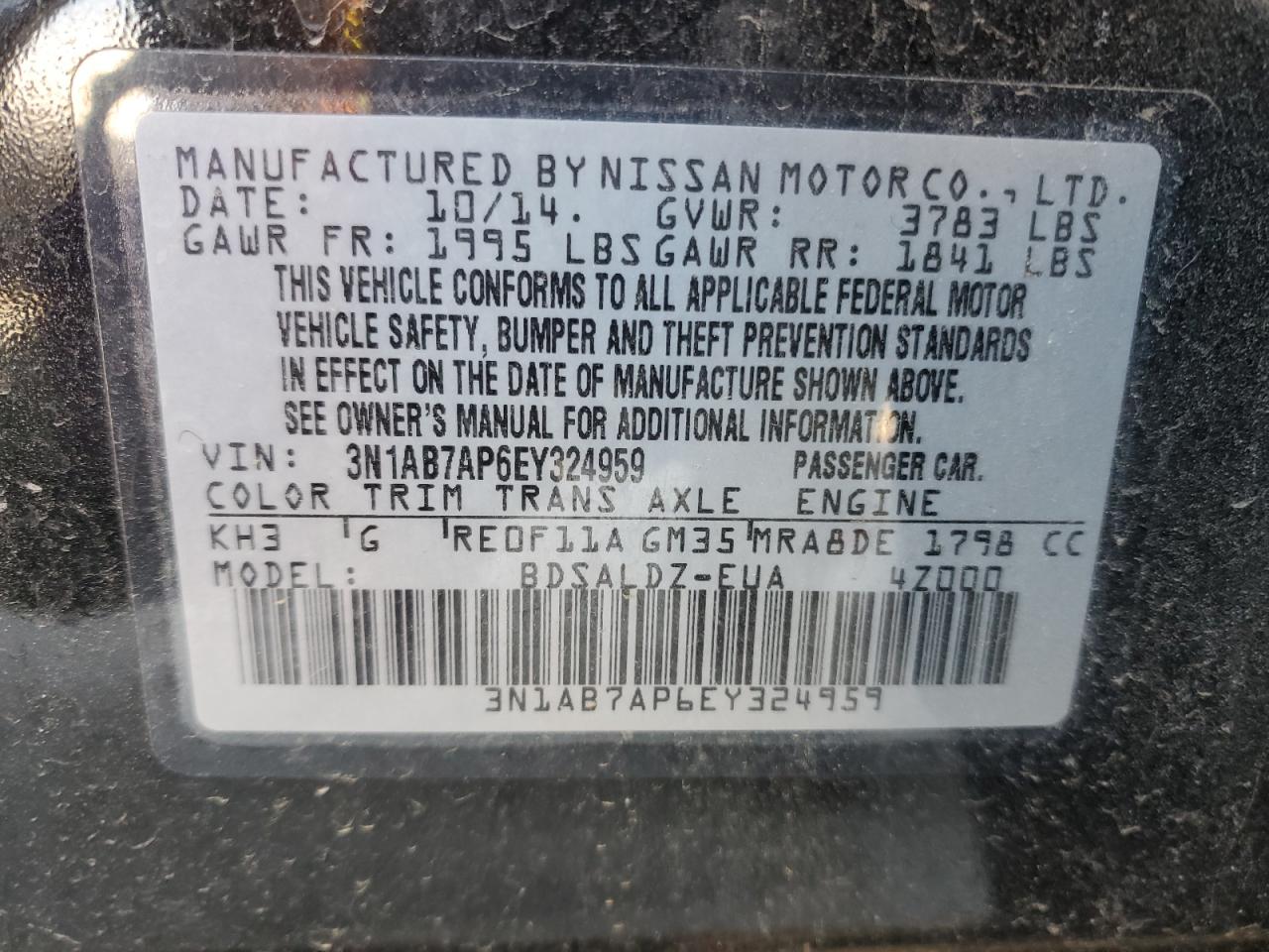 2014 Nissan Sentra - Image 12