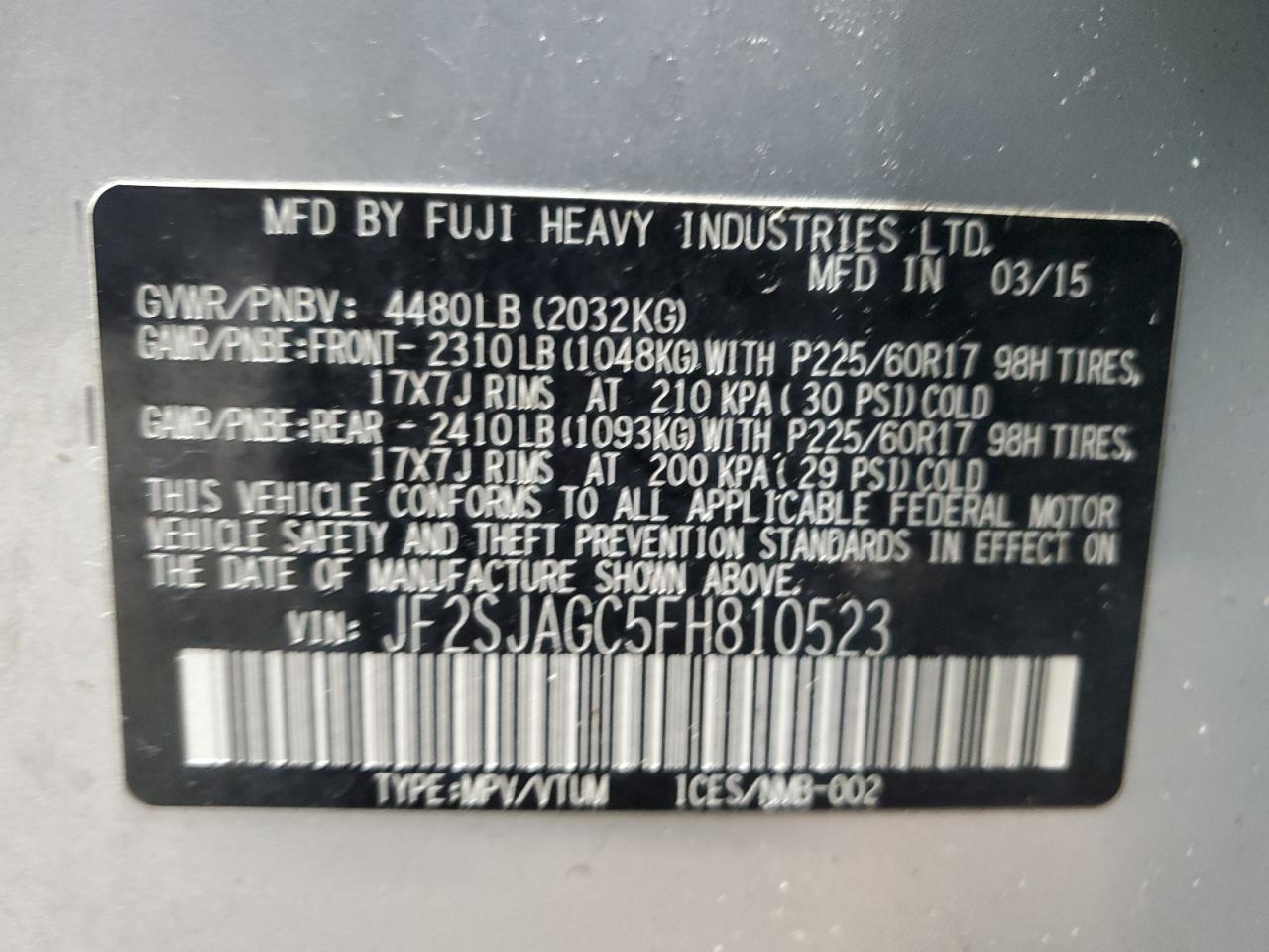 2015 Subaru Forester - Image 13