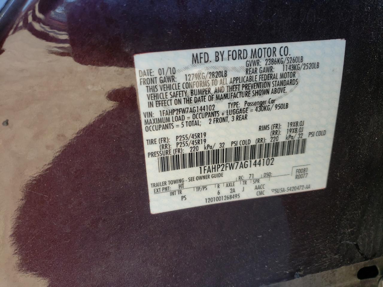 2010 Ford Taurus - Image 14