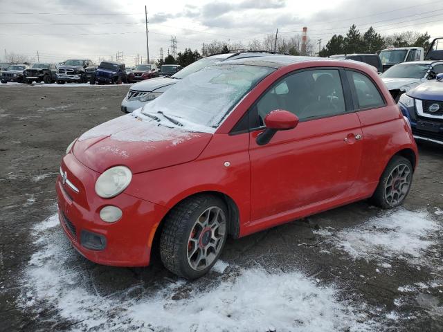  FIAT 500 2012 Красный