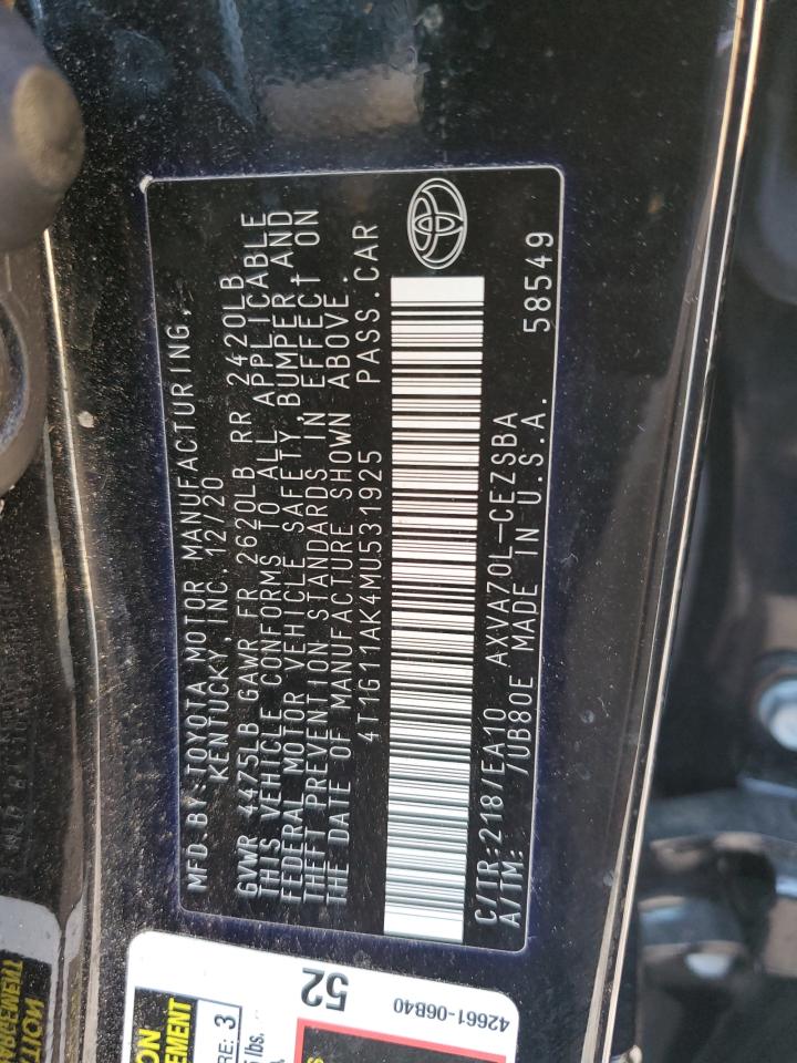 2021 Toyota Camry - Image 12