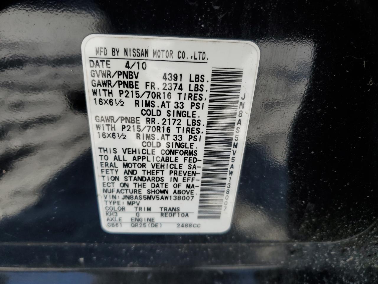 2010 Nissan Rogue - Image 16