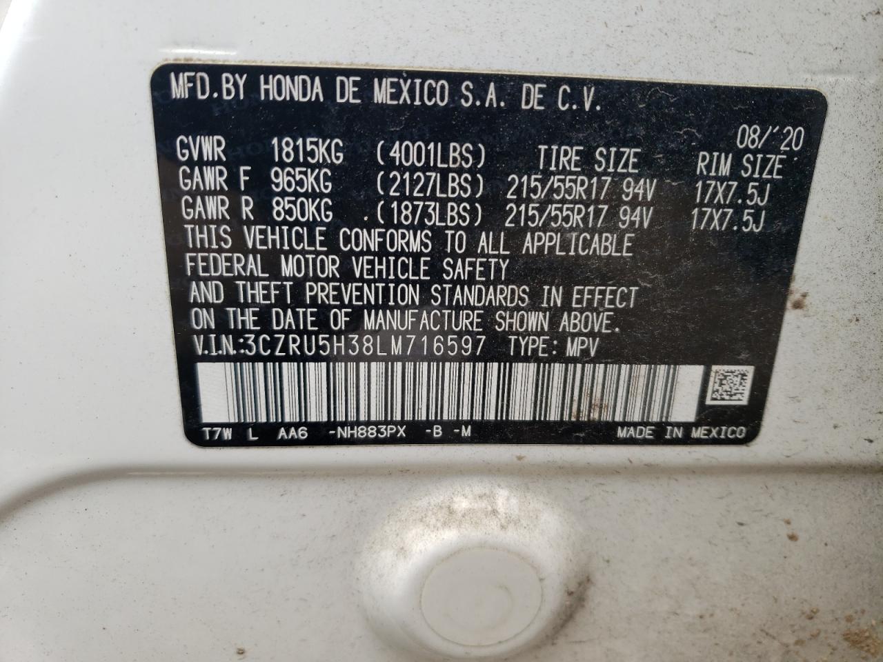 2020 Honda HR-V - Image 13