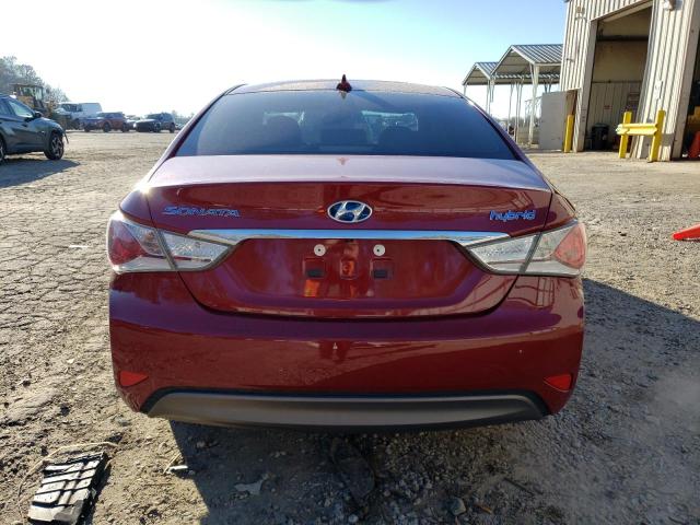  HYUNDAI SONATA 2015 Czerwony