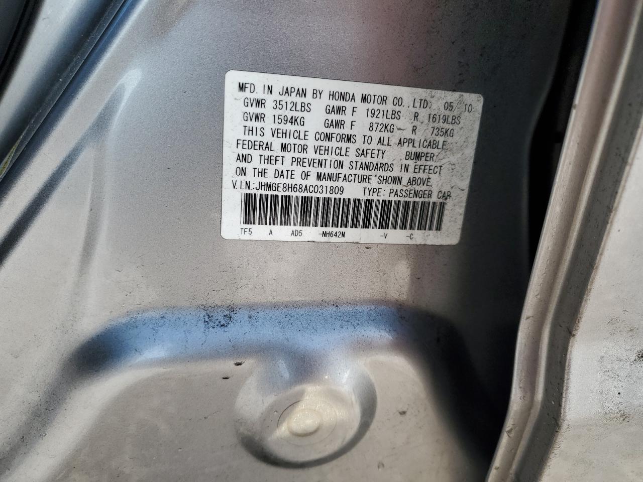 2010 Honda Fit - Image 15