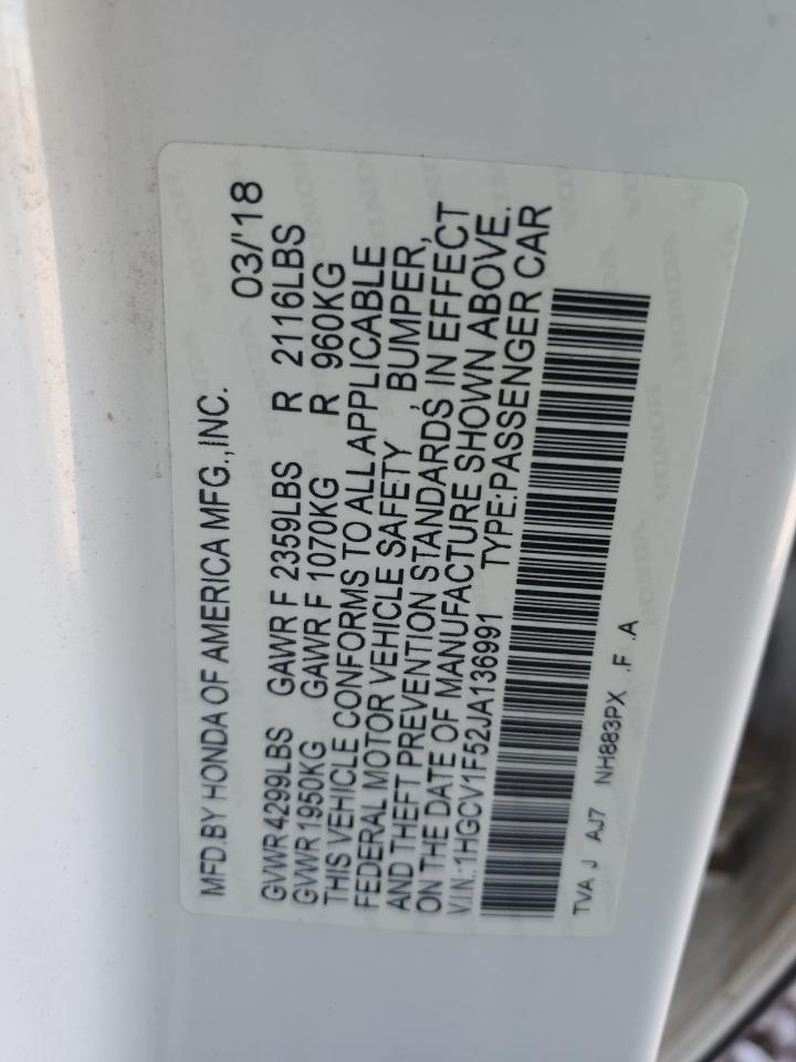 2018 Honda Accord - Image 12
