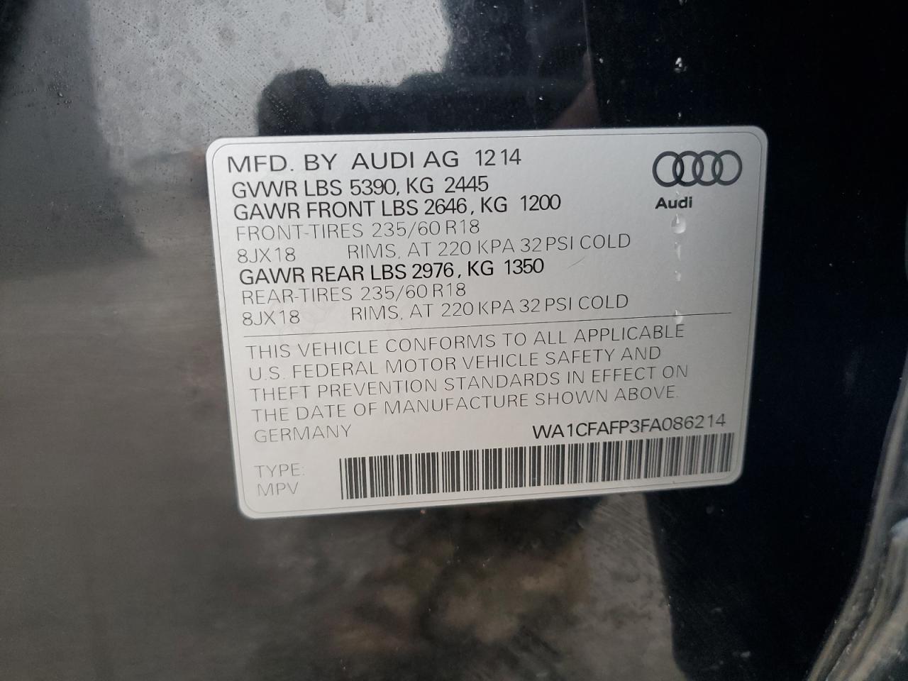 2015 Audi Q5 - Image 13
