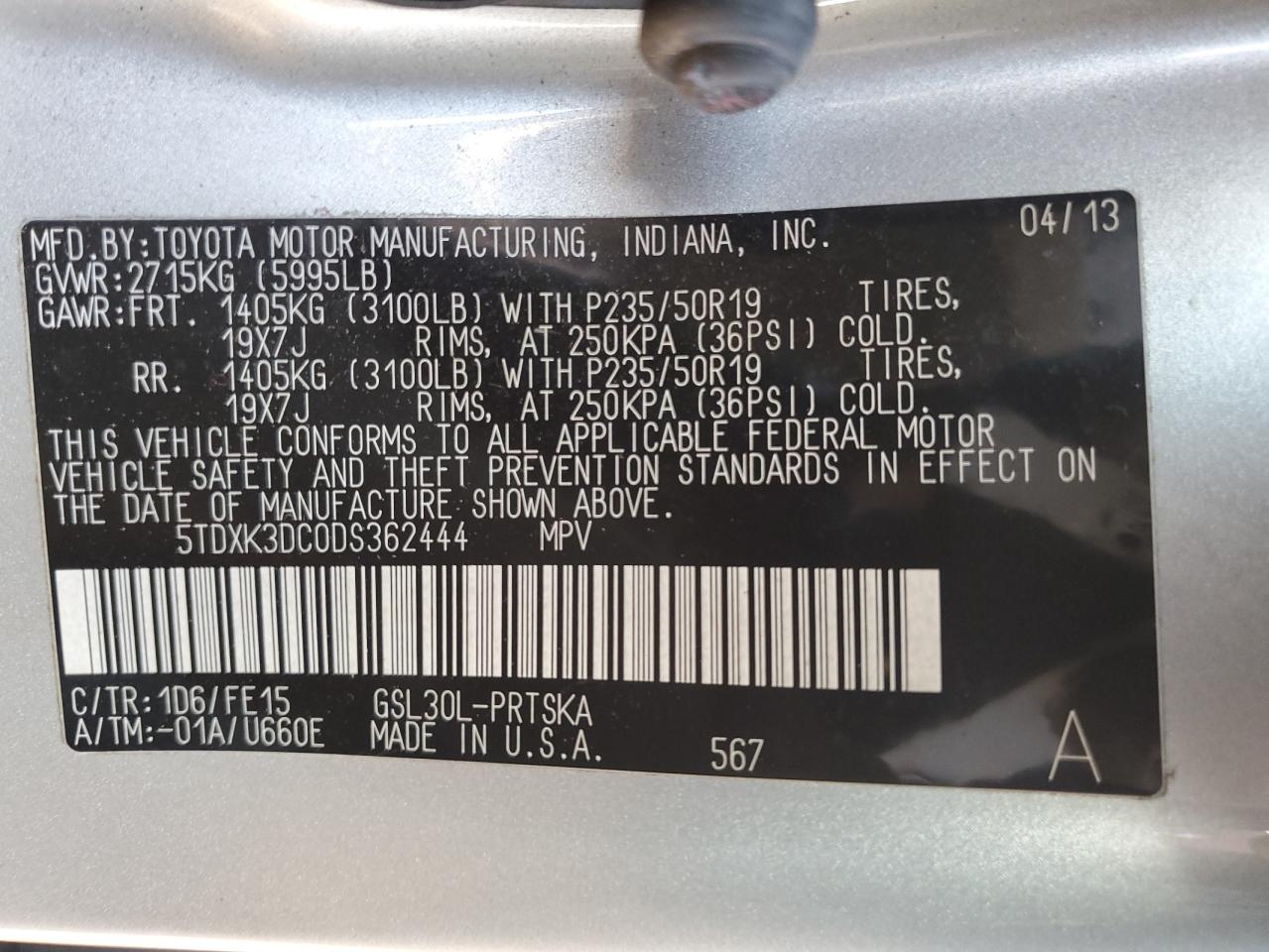 2013 Toyota Sienna - Image 15