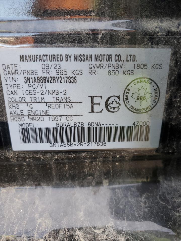 3N1AB8BV2RY217836 NISSAN SENTRA 2024
