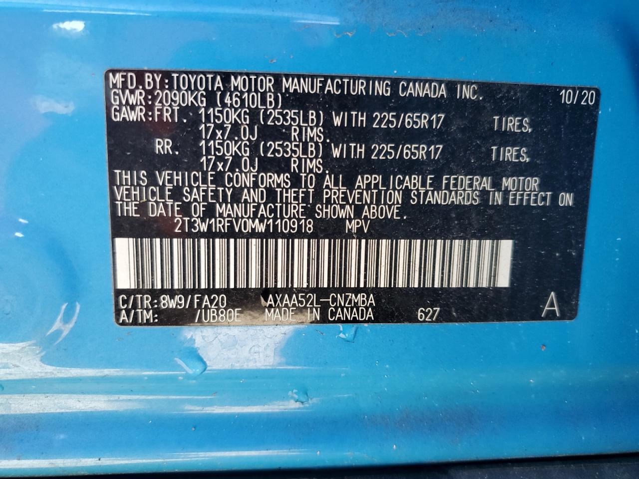 2021 Toyota RAV 4 - Image 13