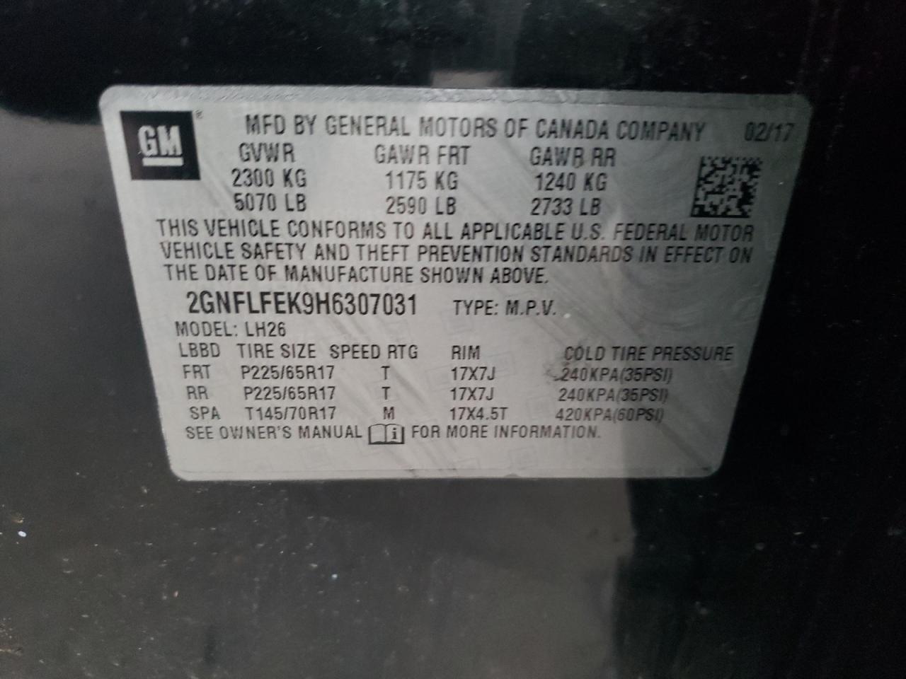 2017 Chevrolet Equinox - Image 16