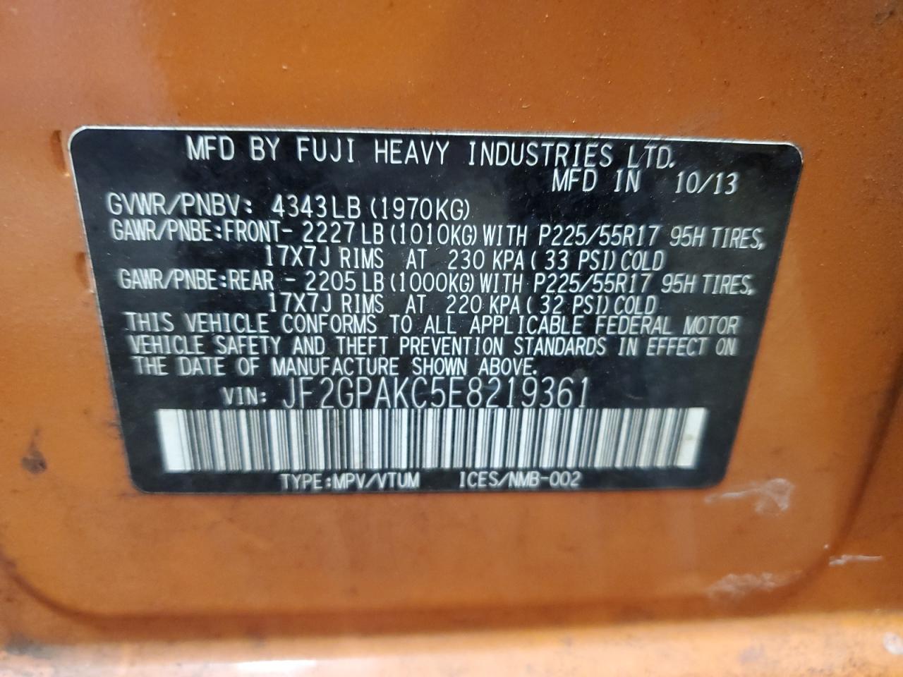 2014 Subaru XV - Image 12