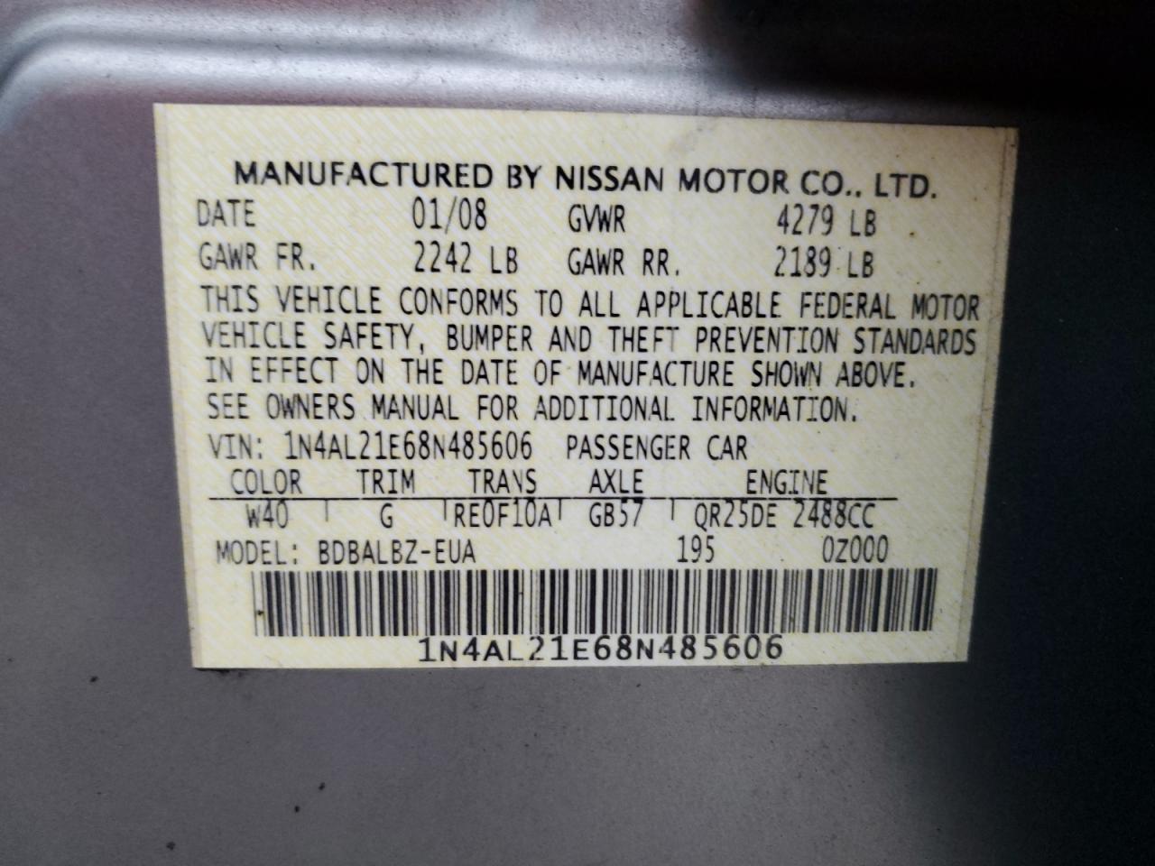 2008 Nissan Altima - Image 12