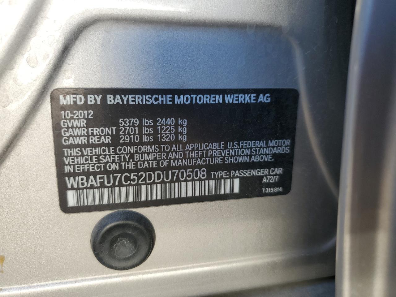 2013 BMW 5er - Image 12