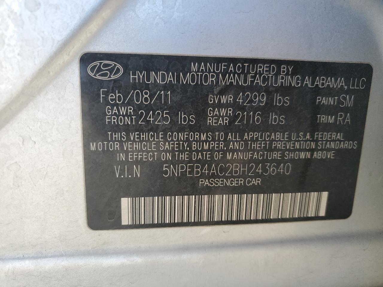 2011 Hyundai Sonata - Image 12