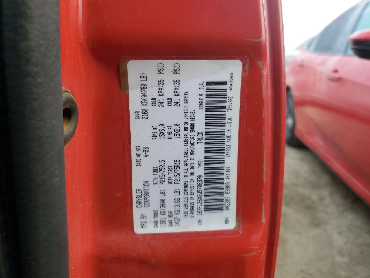 1998 Dodge Dakota - Image 14