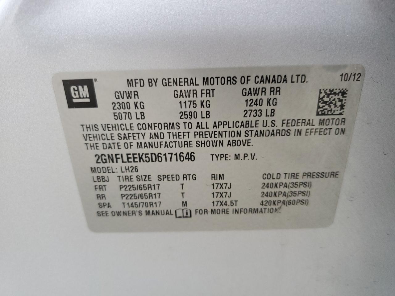 2013 Chevrolet Equinox - Image 16