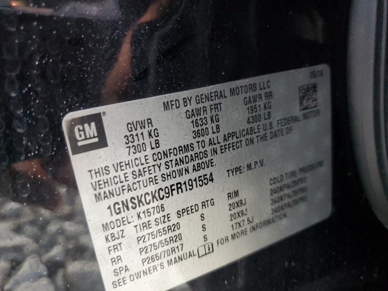 2015 Chevrolet Tahoe - Image 13