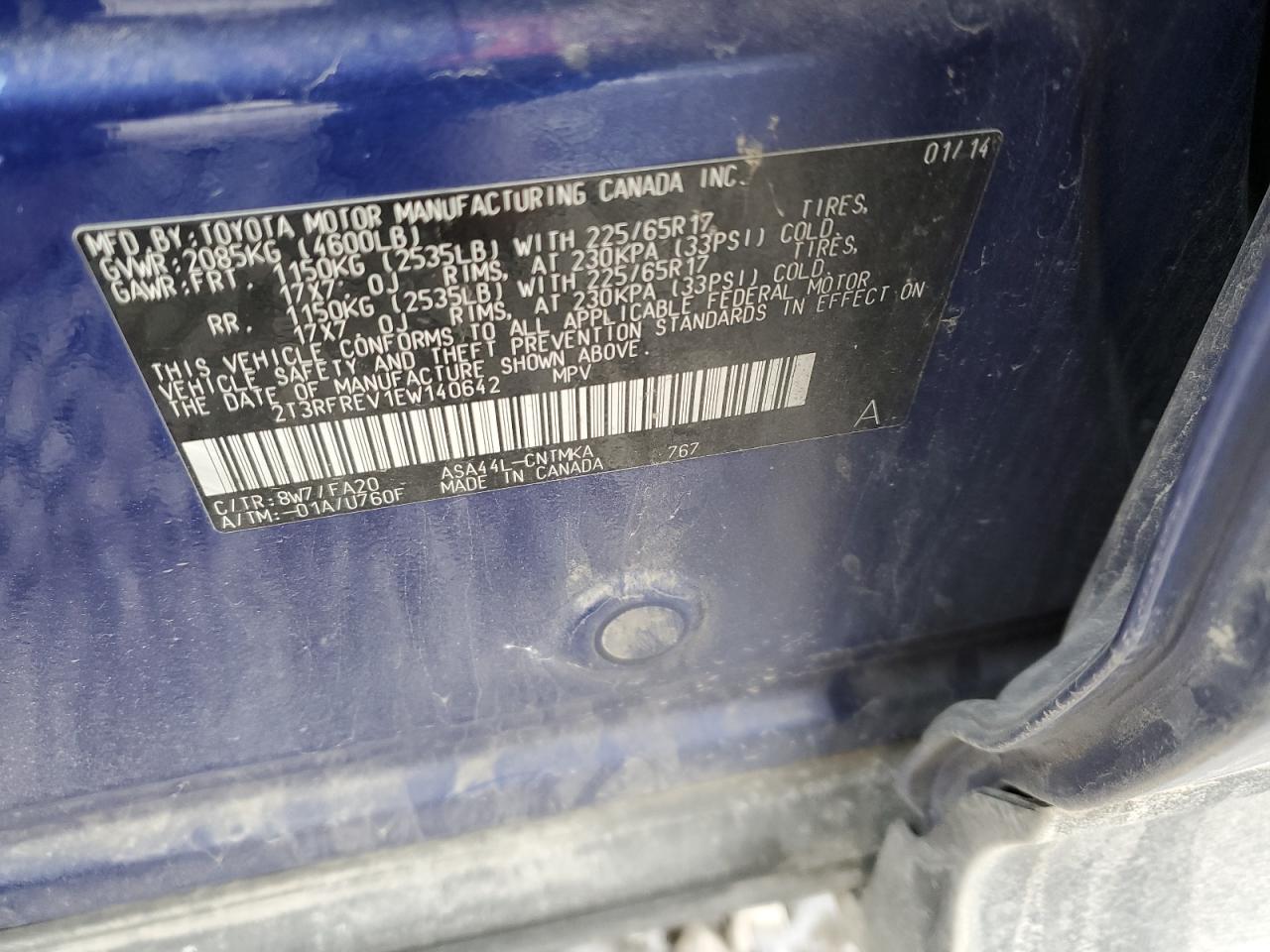 2014 Toyota RAV 4 - Image 13
