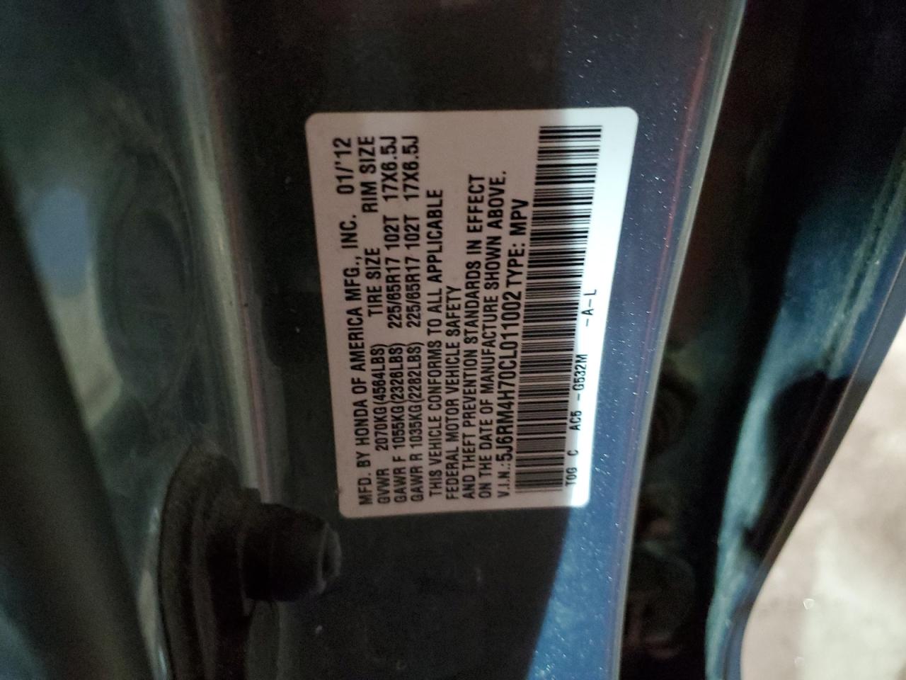 2012 Honda CR-V - Image 13