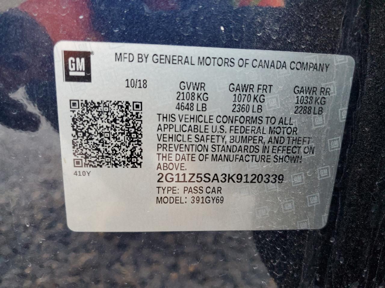 2019 Chevrolet Impala - Image 13