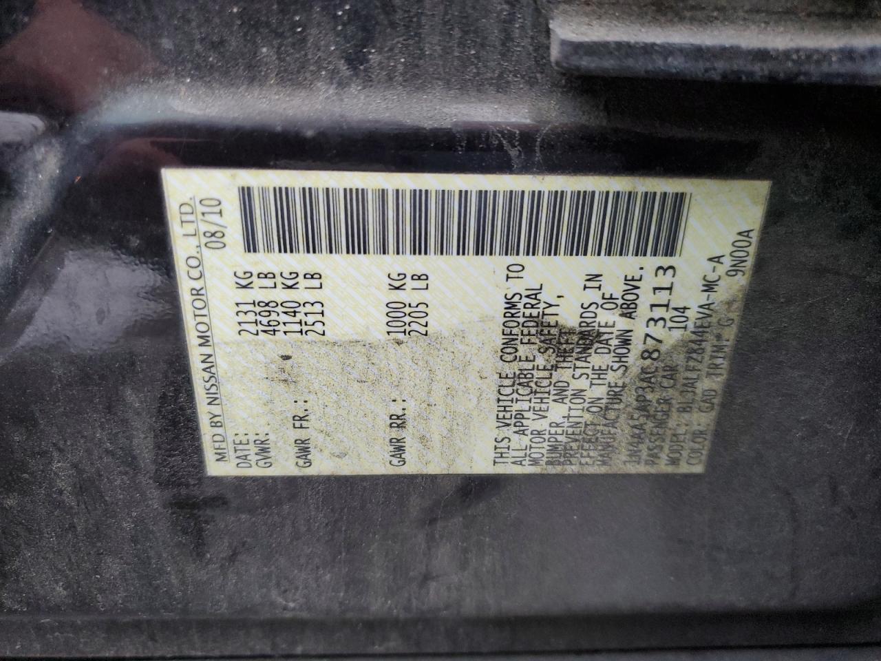 2010 Nissan Maxima - Image 12