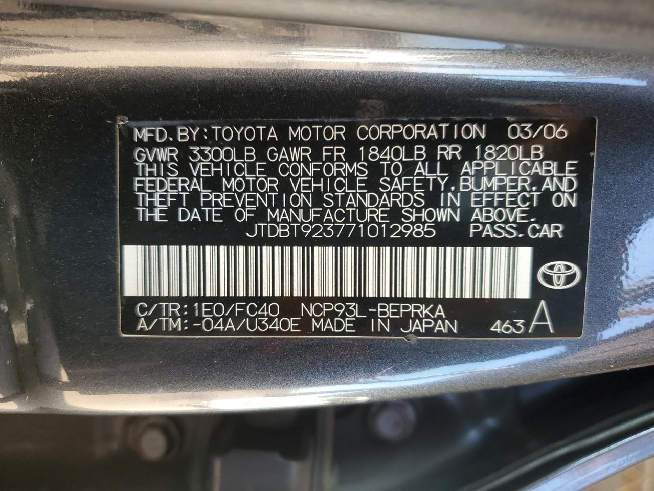 2007 Toyota Yaris - Image 12