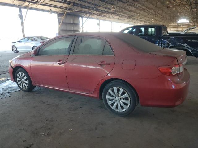  TOYOTA COROLLA 2013 Красный