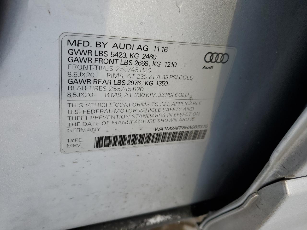 2017 Audi Q5 - Image 12
