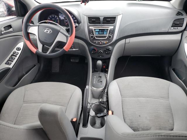  HYUNDAI ACCENT 2017 Красный