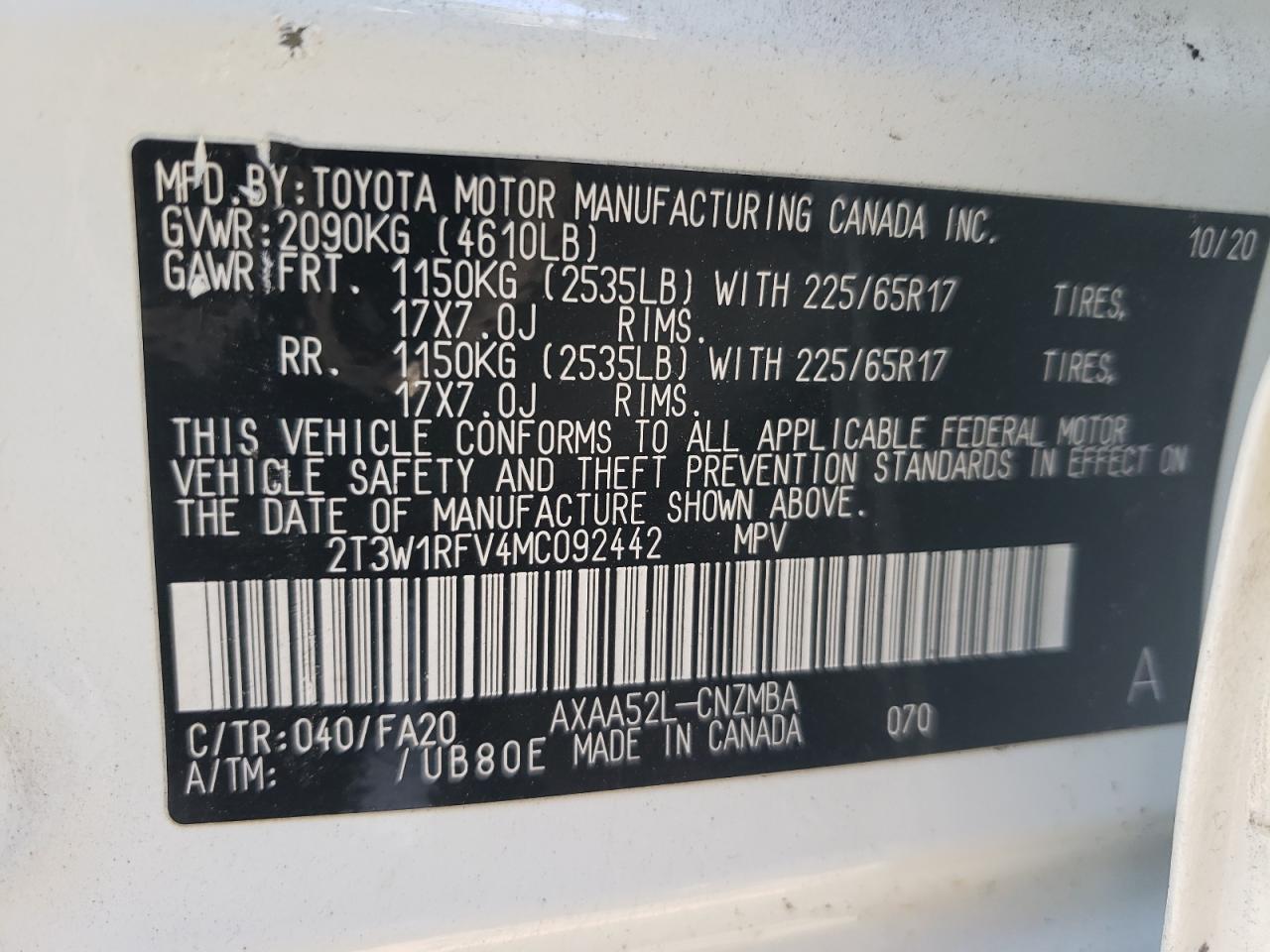2021 Toyota RAV 4 - Image 15