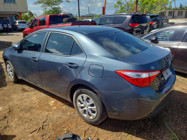 Sedans TOYOTA COROLLA 2016 Blue