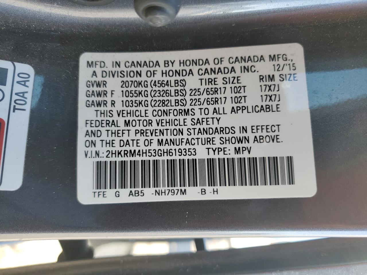 2016 Honda CR-V - Image 15