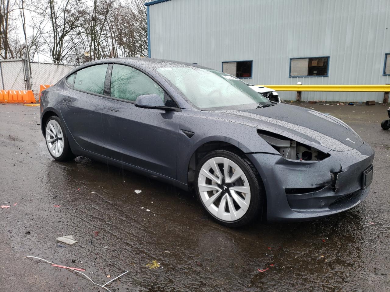 VIN 5YJ3E1EA5NF370651 2022 TESLA MODEL 3 no.4