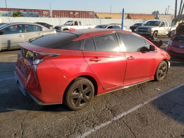 Hatchbacks TOYOTA PRIUS 2017 Czerwony