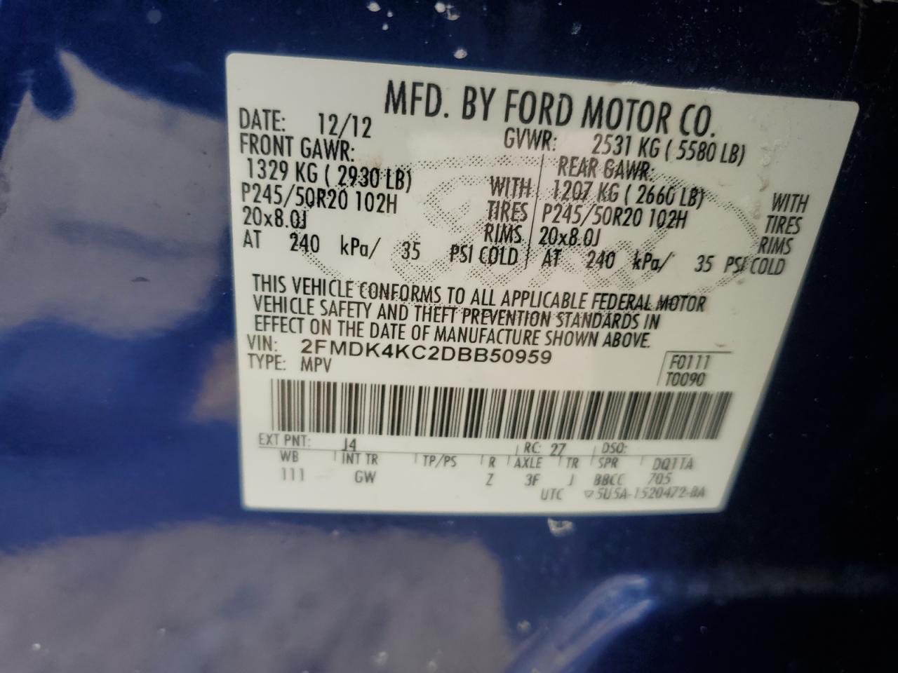 2013 Ford Edge - Image 13