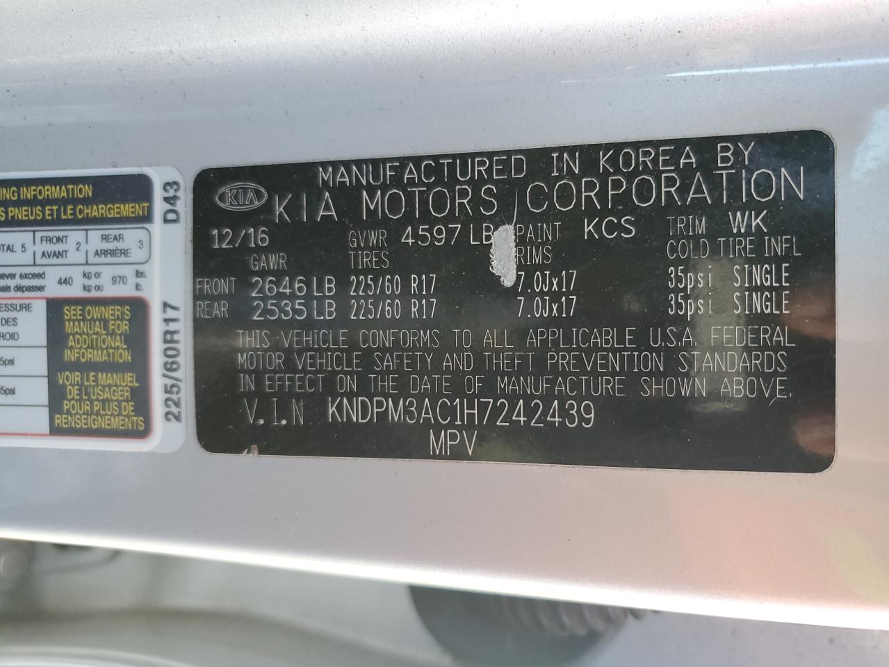 2017 Kia Sportage - Image 13