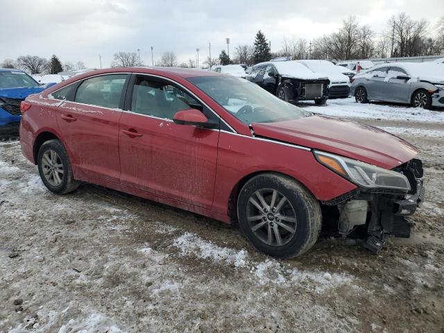 Sedans HYUNDAI SONATA 2017 Red