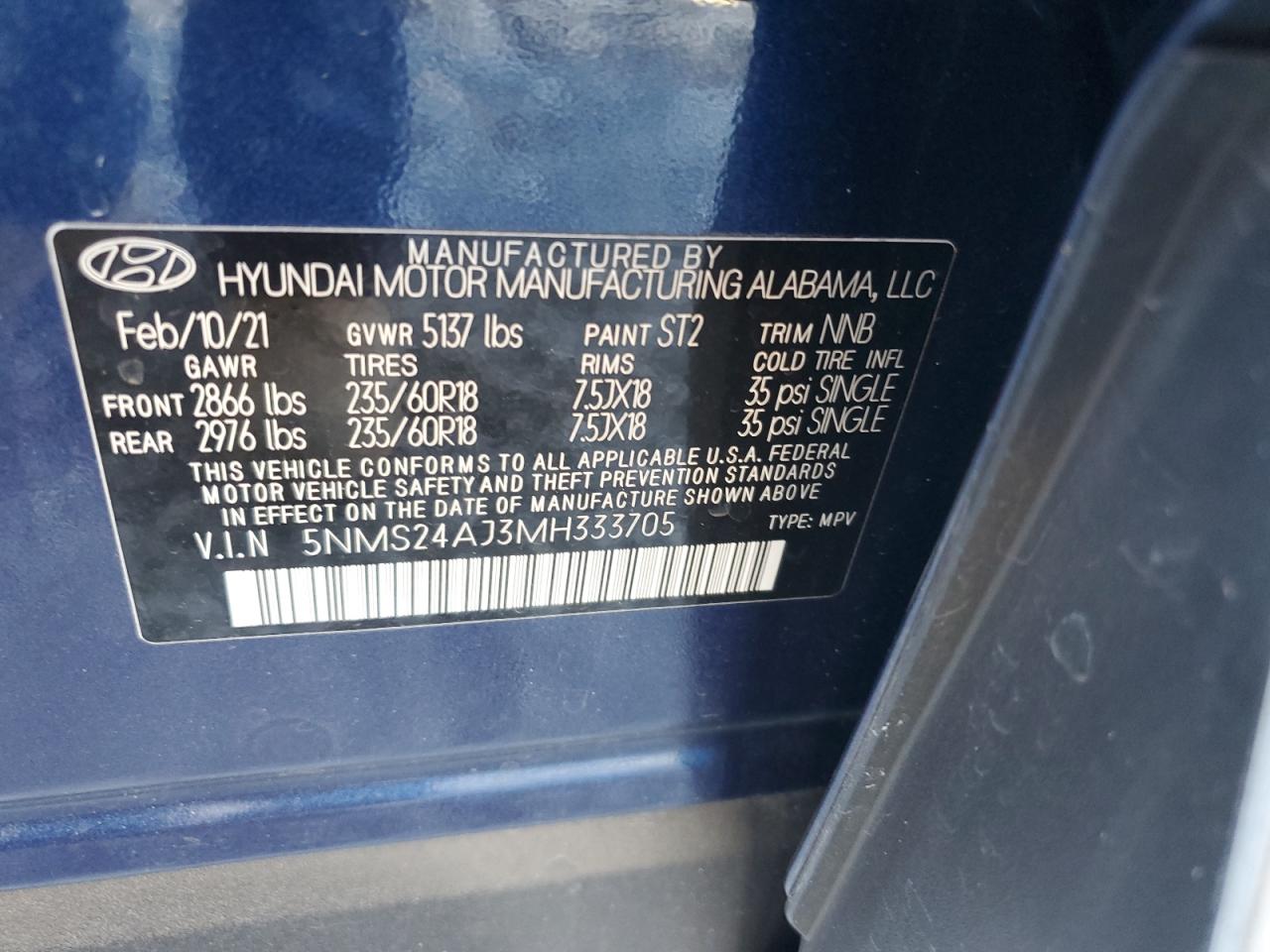 2021 Hyundai Santa Fe - Image 16