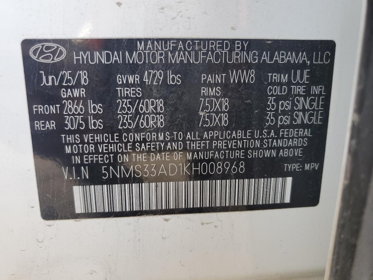 2019 Hyundai Santa Fe - Image 14