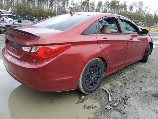 Sedans HYUNDAI SONATA 2013 Czerwony