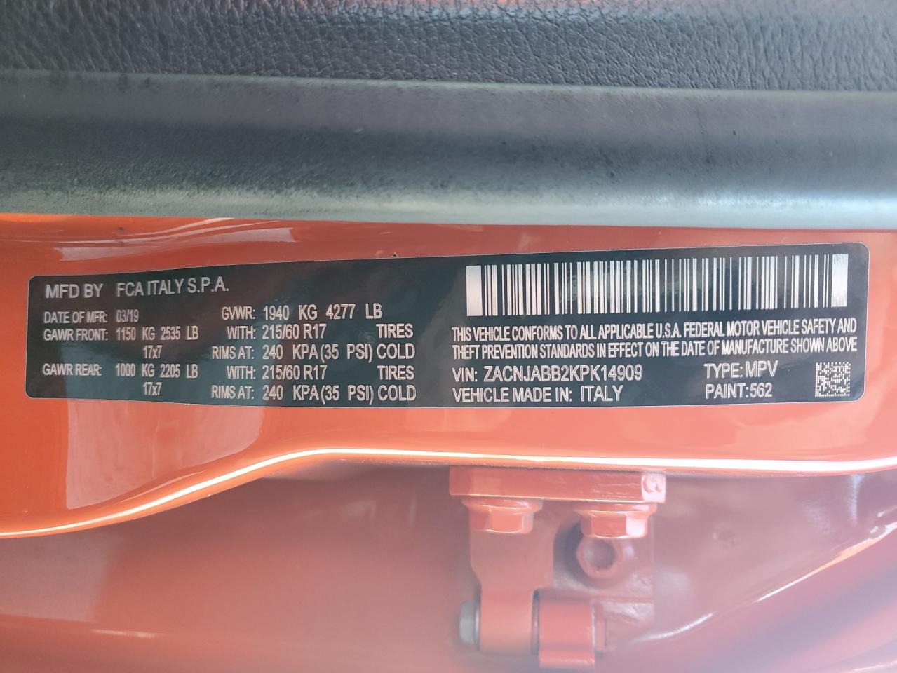 2019 Jeep Renegade - Image 13