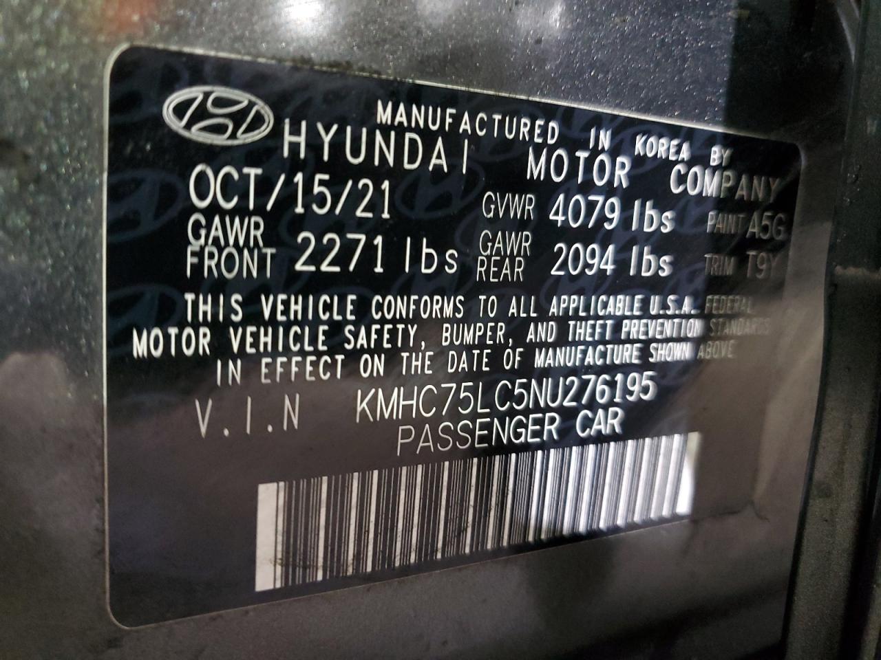 2022 Hyundai IONIQ - Image 15