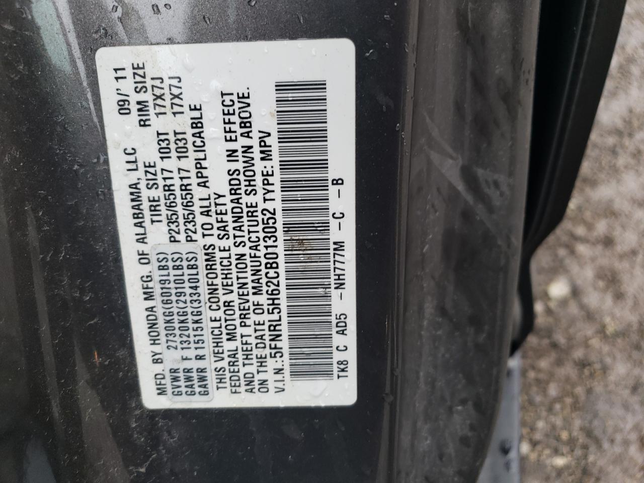2012 Honda Odyssey - Image 13