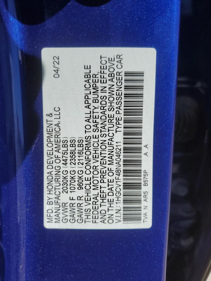 2022 Honda Accord - Image 12