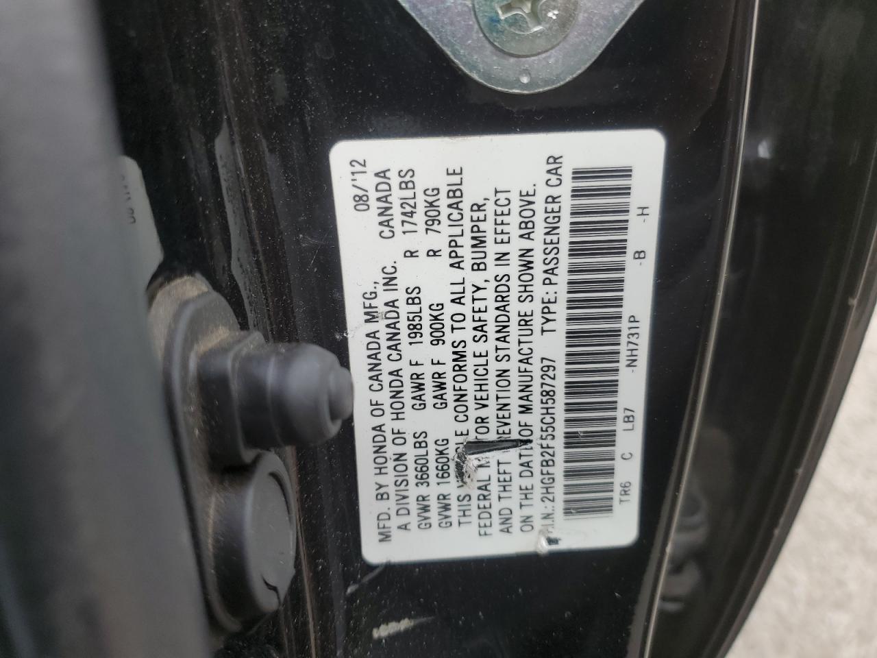 2012 Honda Civic - Image 12