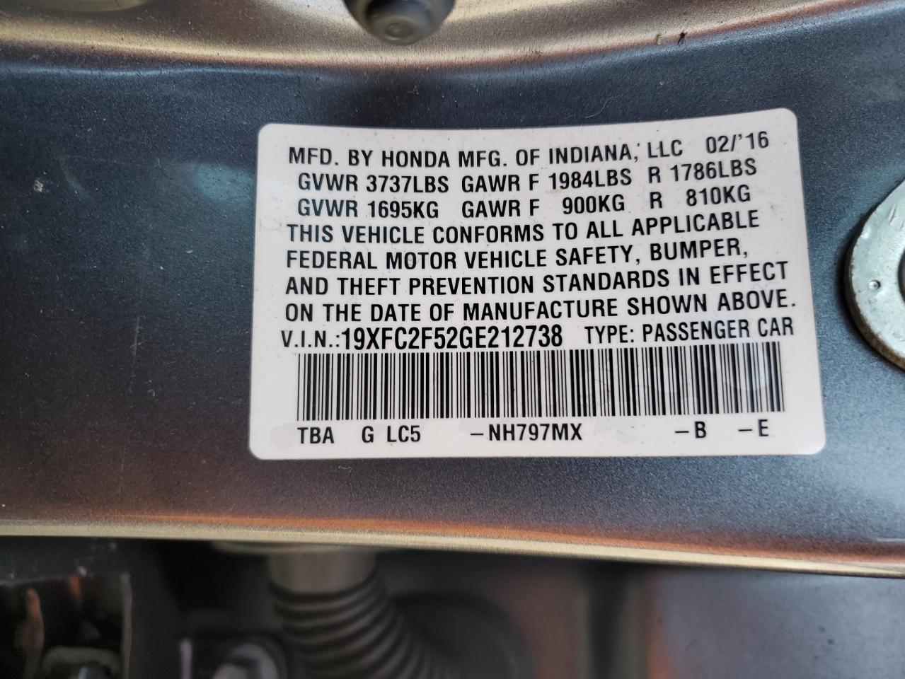 2016 Honda Civic - Image 12