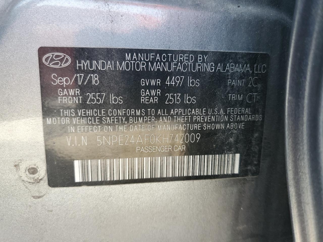 2019 Hyundai Sonata - Image 14