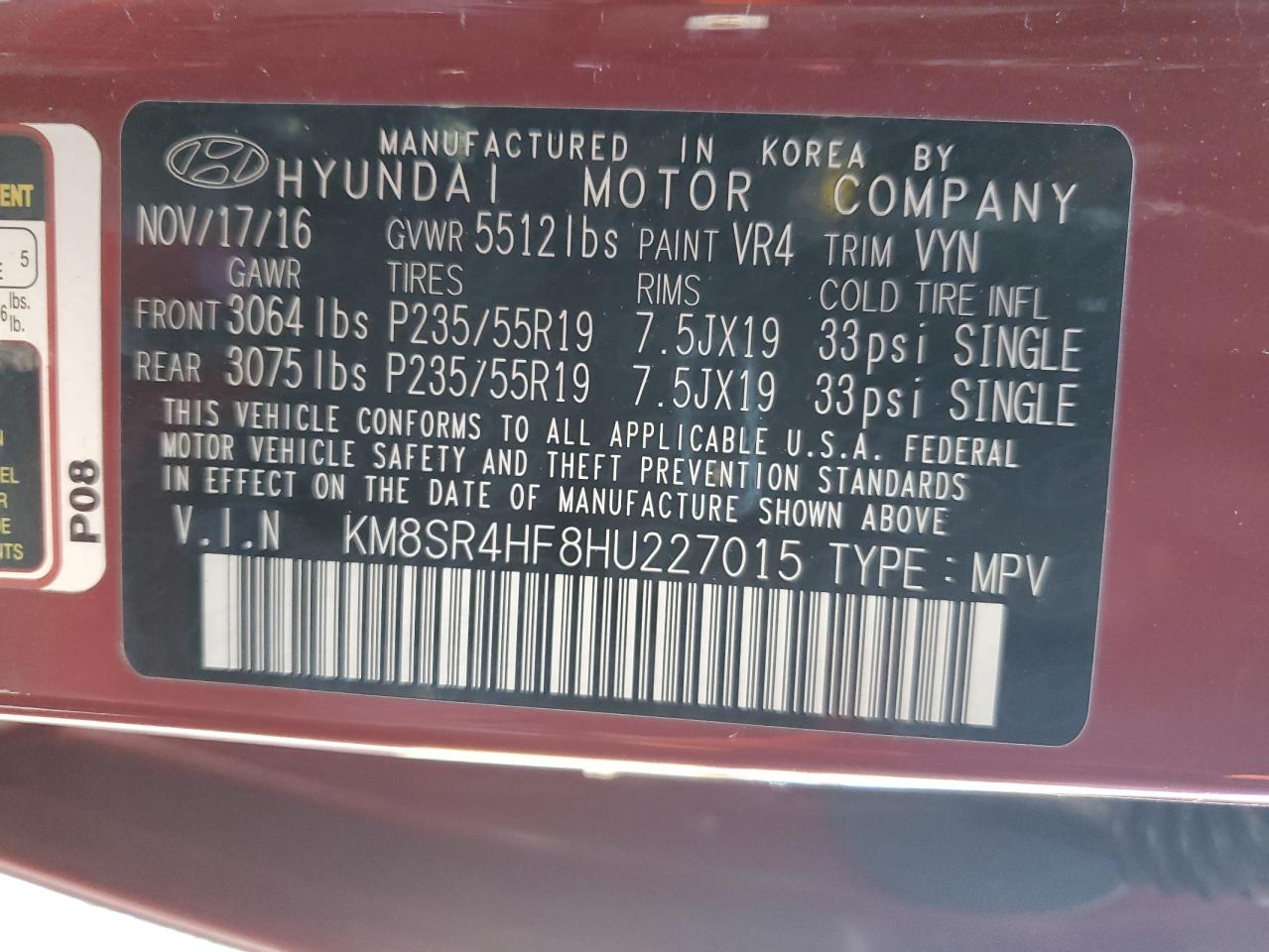 2017 Hyundai Santa Fe - Image 12